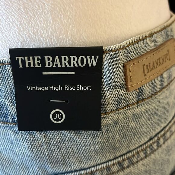 BLANK NYC The Barrow Vintage High Rise Cut Off Jean Shorts, size 30 - Picture 4 of 7